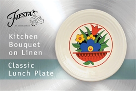 Kitchen Bouquet Classic Lunch Plate on Linen
